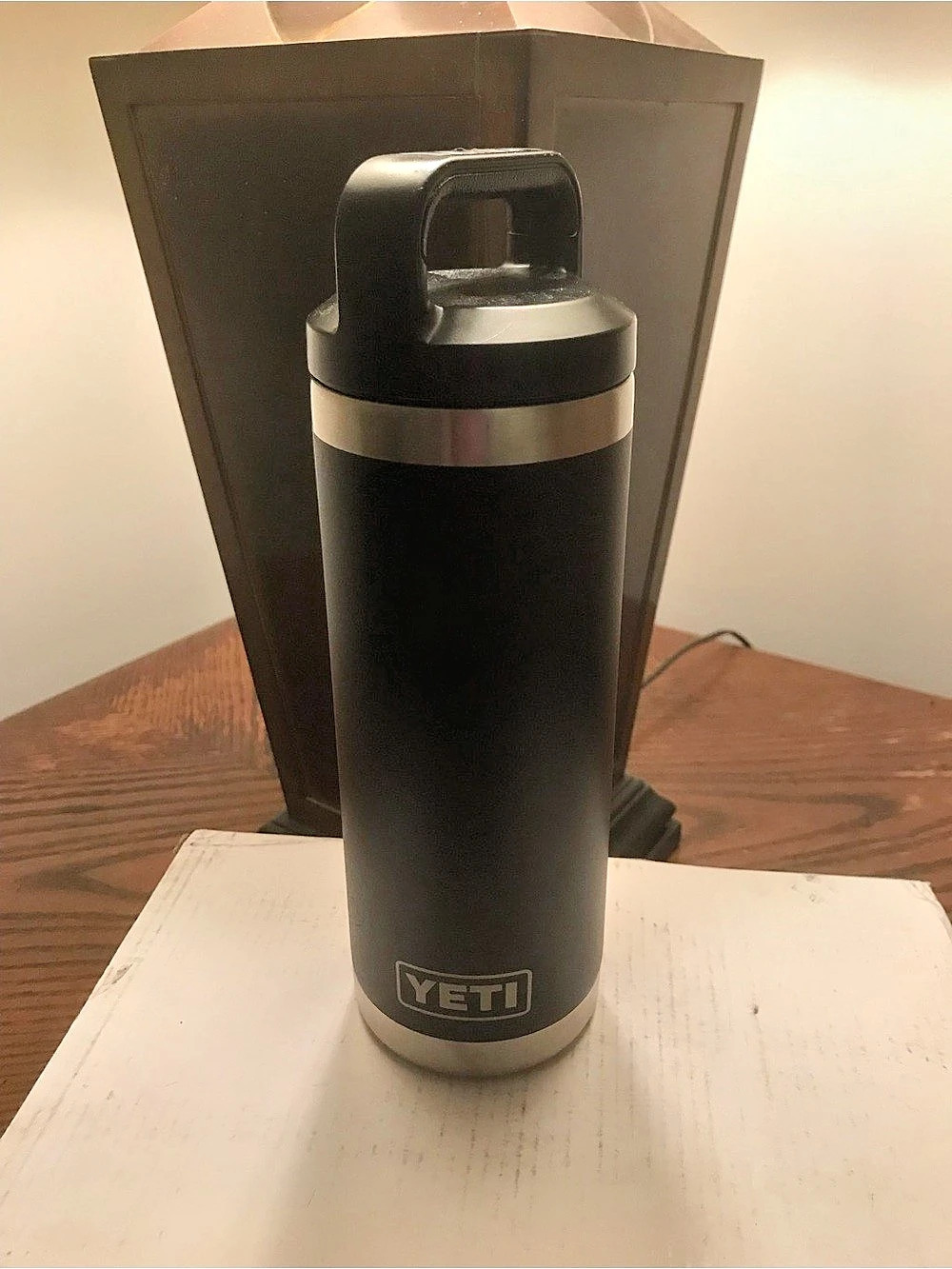YETI 18 oz Rambler Bottle with Chug Cap Black